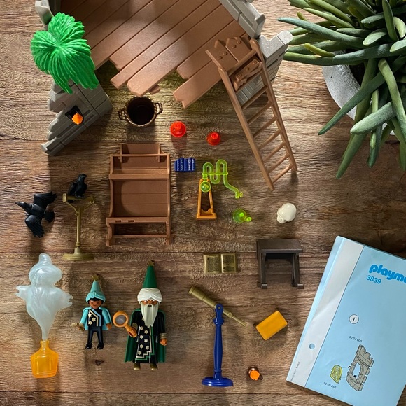 PLAYMOBIL 3839: Wizard’s Workshop Magic Castle - Vintage 100% Complete - Picture 11 of 14